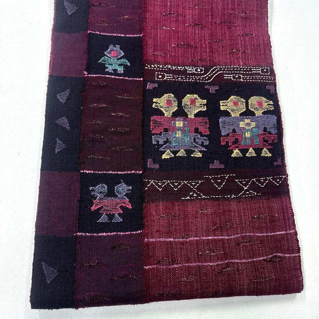 専用帯6057 ●帯屋捨松謹製 高級 正絹 紬 名古屋帯