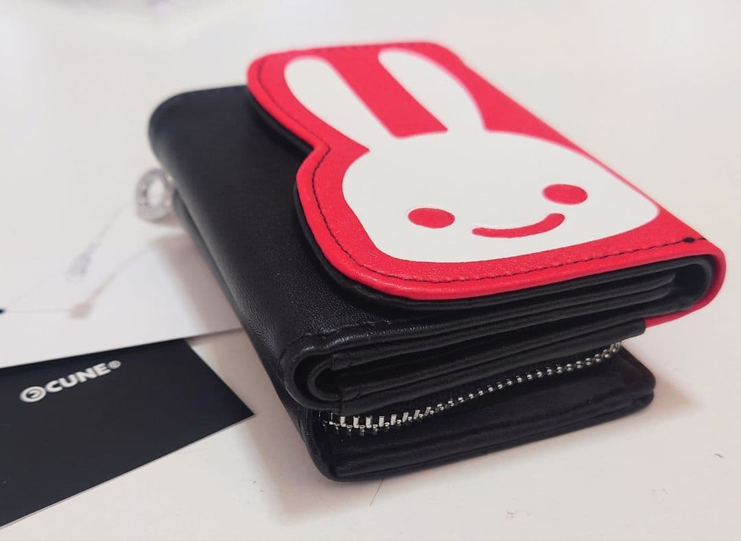 CUNE■ウサギフラップウォレット■三つ折り財布■新品未使用