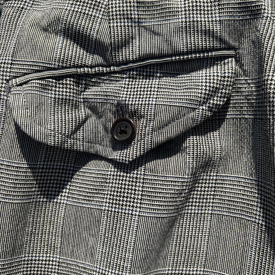 裾幅平置き24.5cm 90s サスペンダーボタン付き 2tuck スラックス