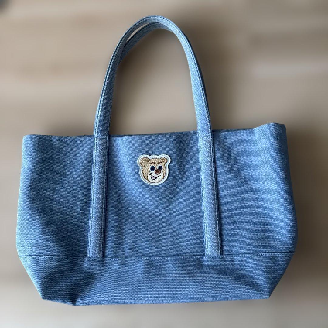 LOVERARY フェイラーオールドテディトートバッグ ブルー(大)