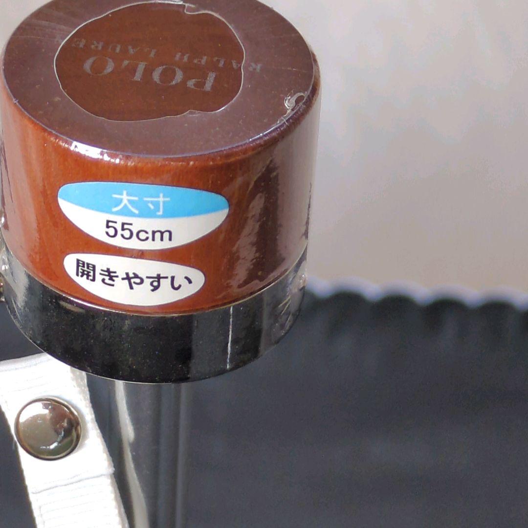 ポロラルフローレン　晴雨兼用オールウェザー折り畳み傘　遮光UVカット　ドット柄