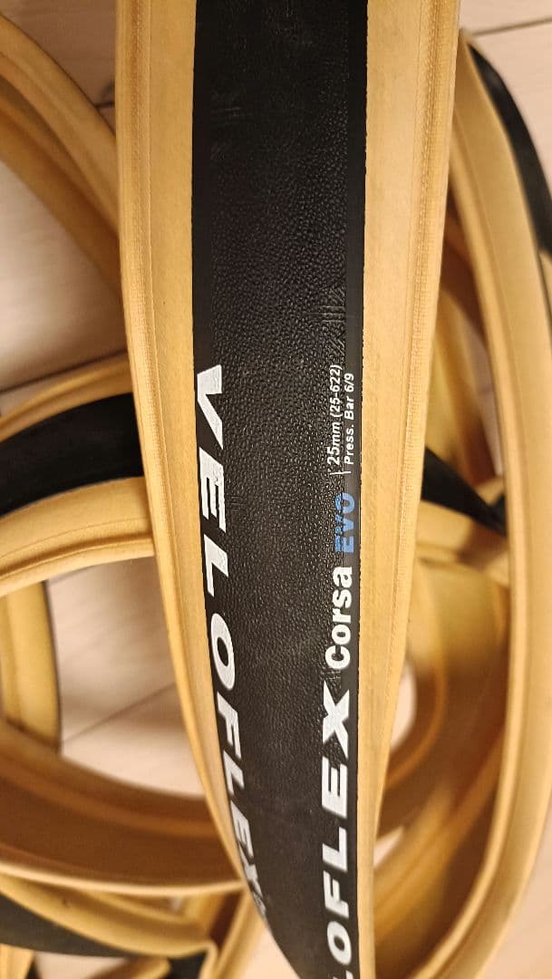 未走行品 ヴェロフレックス Corsa EVO クリンチャータイヤ 25c 前後