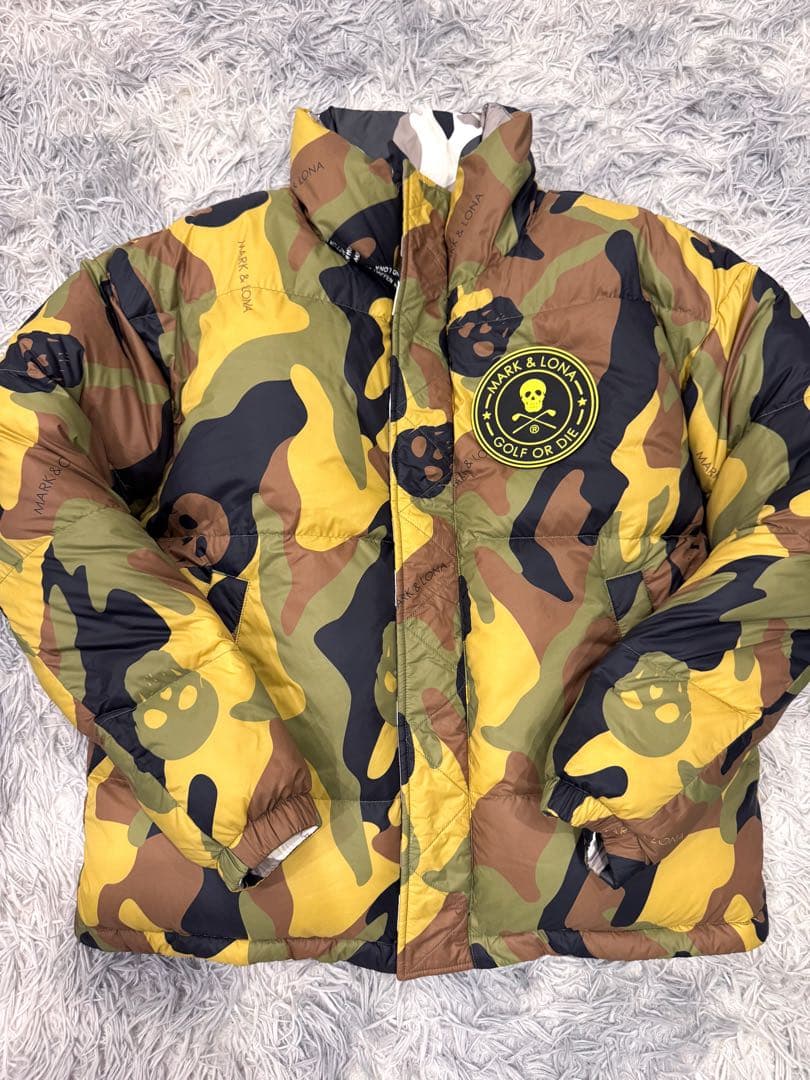 MARK&LONA リバーシブル ダウンジャケット レディース