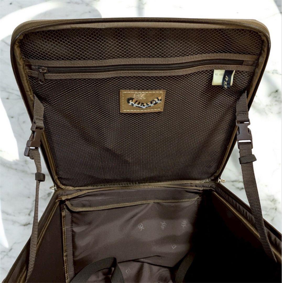 ★希少★ 伊太利屋 イタリヤ ソフトキャリー バッグ レオパード ひょう柄