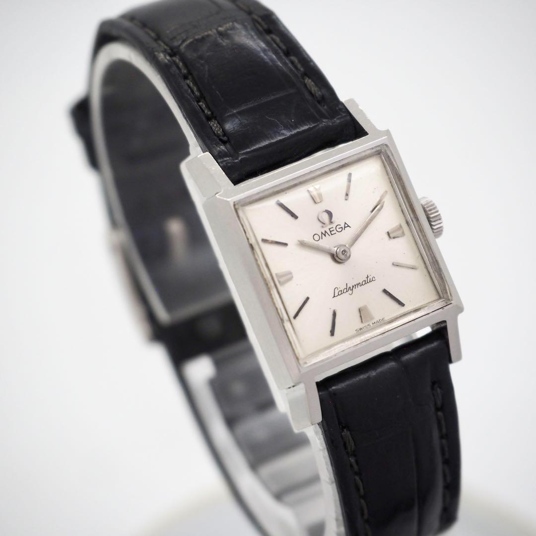 573 稼働 OMEGA　自動巻き　時計　レディマティック 保証書付き　AT