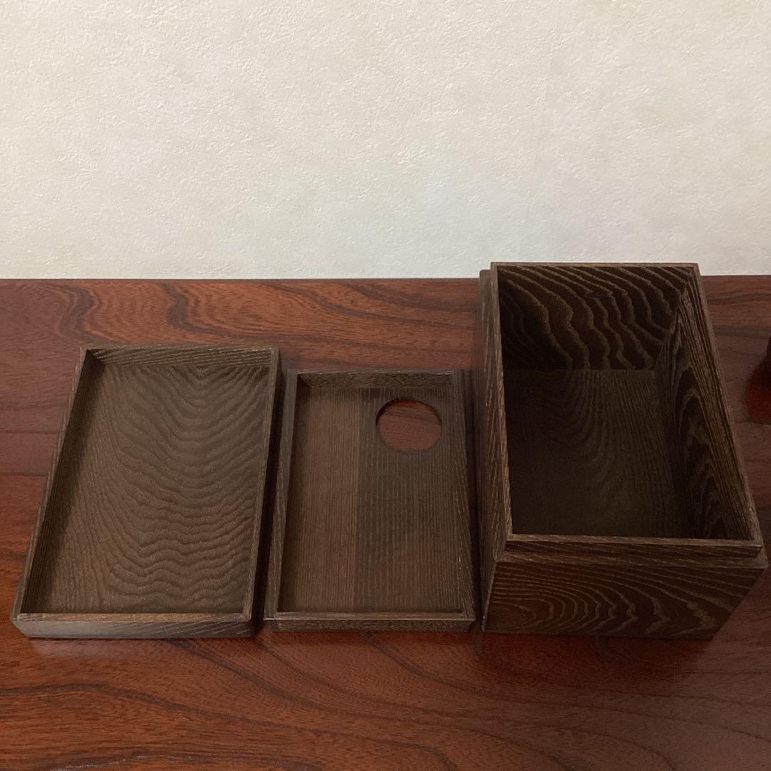 茶道具　指物師 仙水正之作 桑茶箱　茶箱手前セット