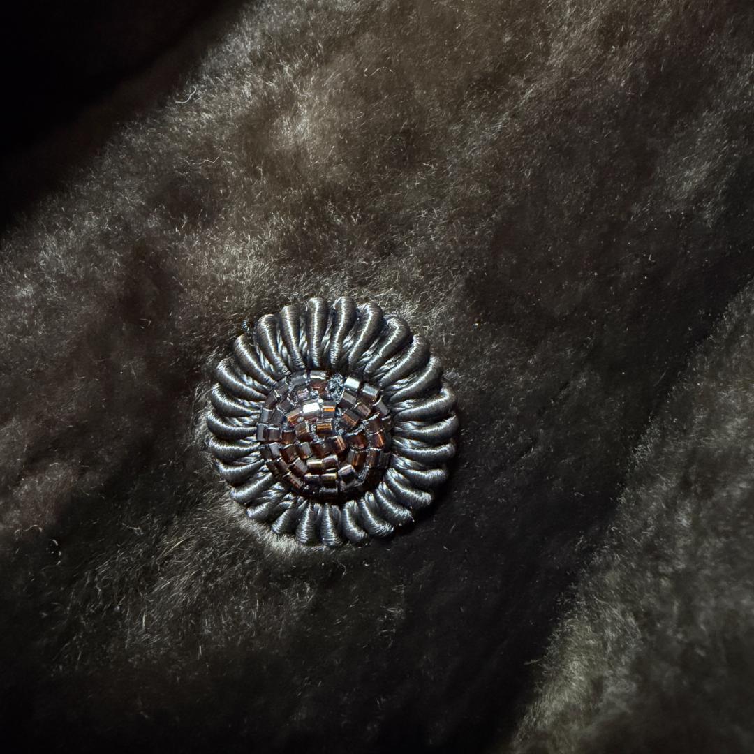 総丈110cm ヌートリア ロングコート シェアード ベルト トレンチ