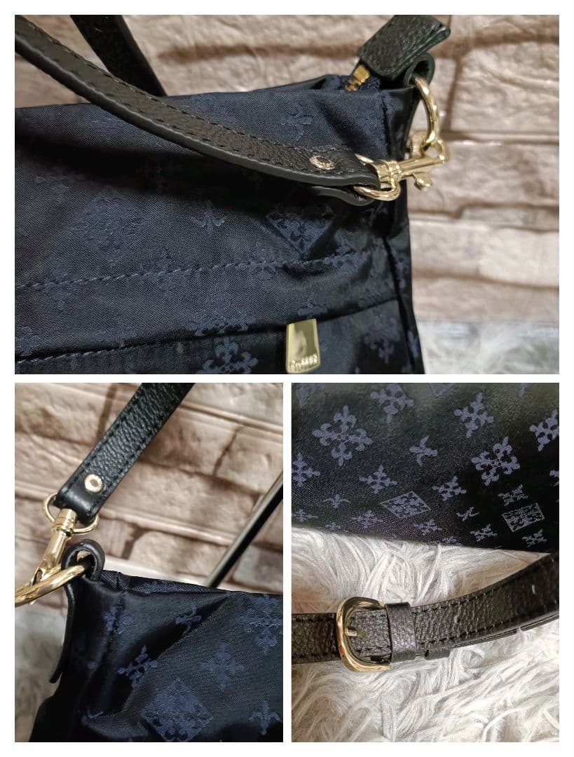 ラシット トートバッグ ショルダーバッグ 2点セット ネイビー A4 美品