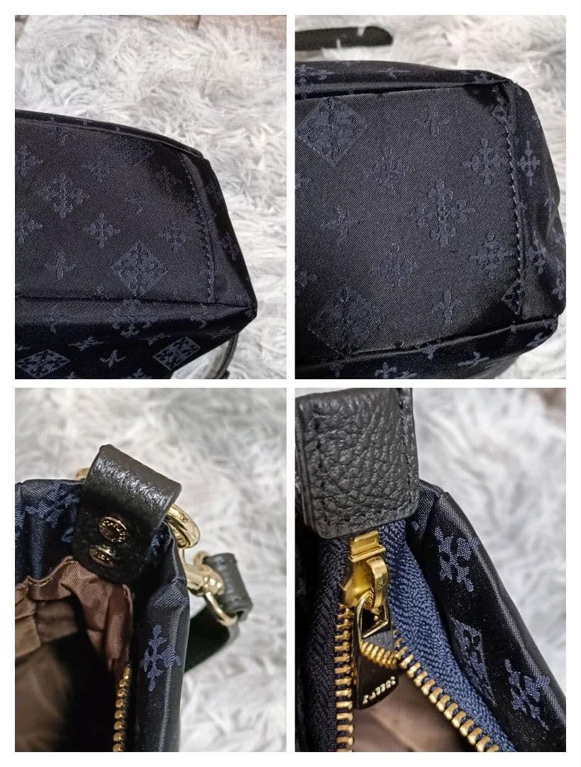 ラシット トートバッグ ショルダーバッグ 2点セット ネイビー A4 美品