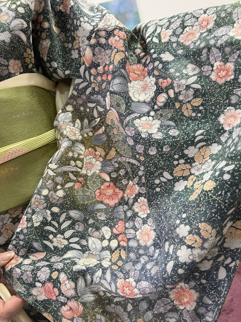 小紋と染帯セット販売