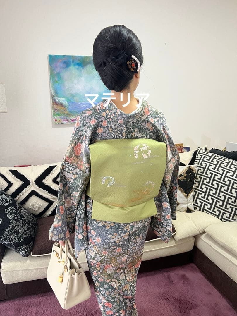 小紋と染帯セット販売