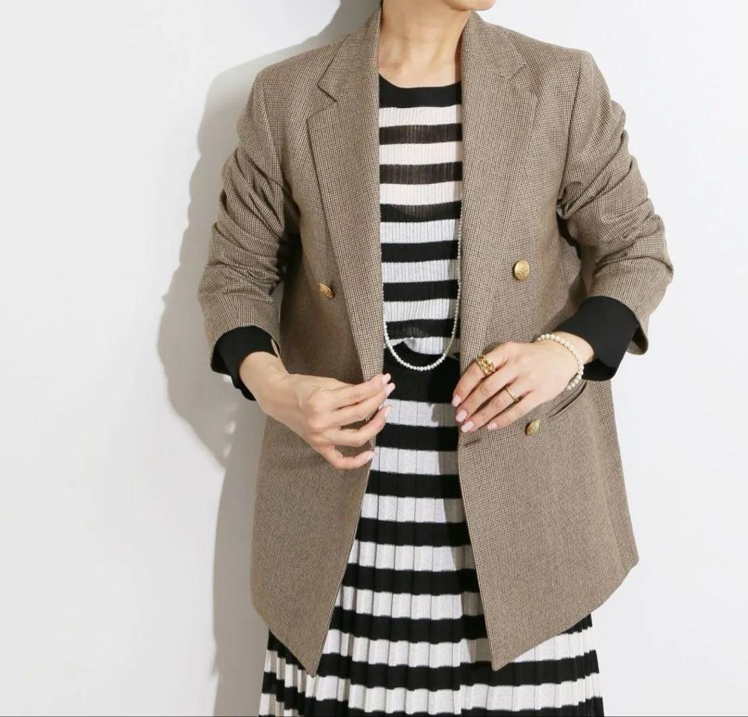 【定価3.6万】イエナ　ダブルブレストジャケット　38 テーラードジャケット