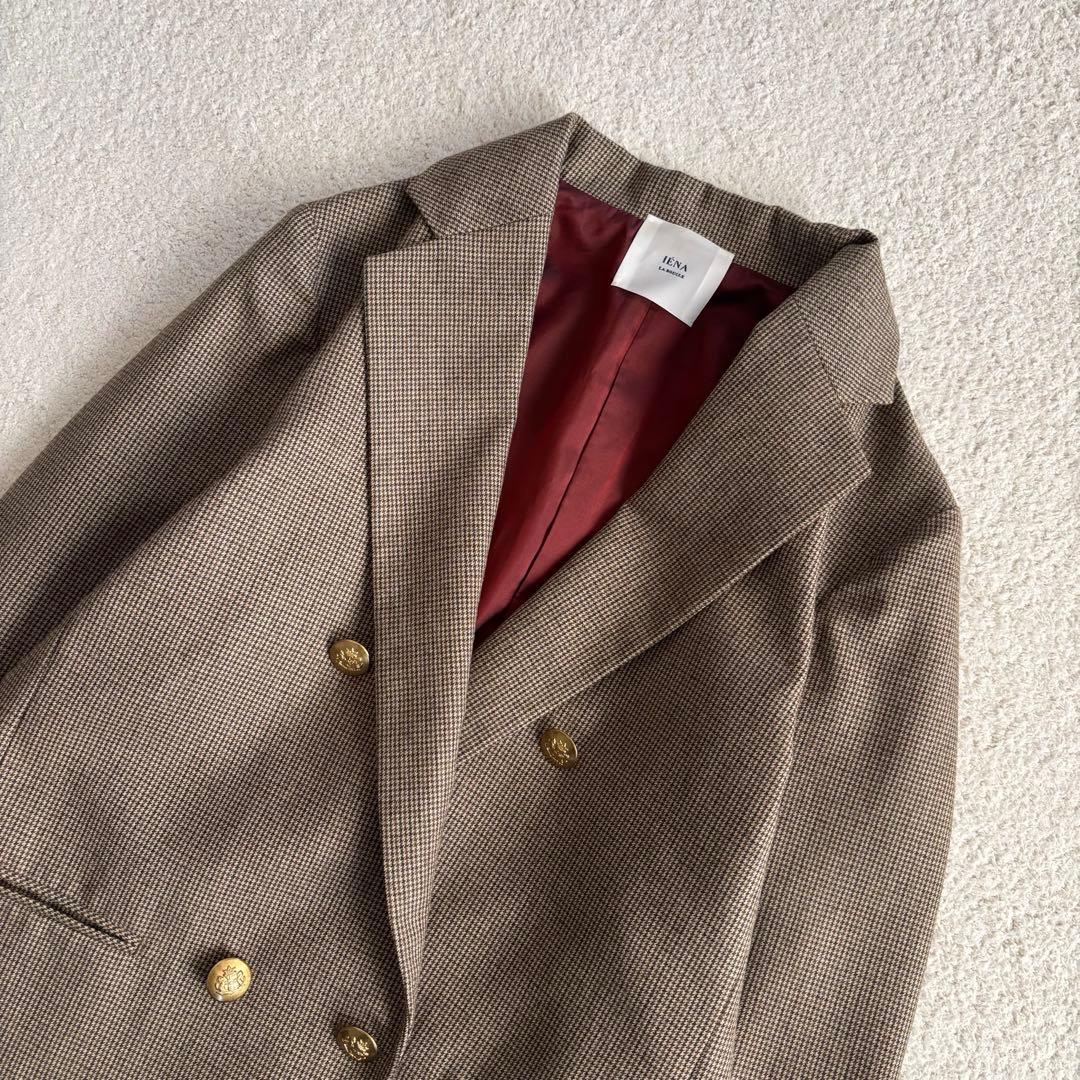 【定価3.6万】イエナ　ダブルブレストジャケット　38 テーラードジャケット