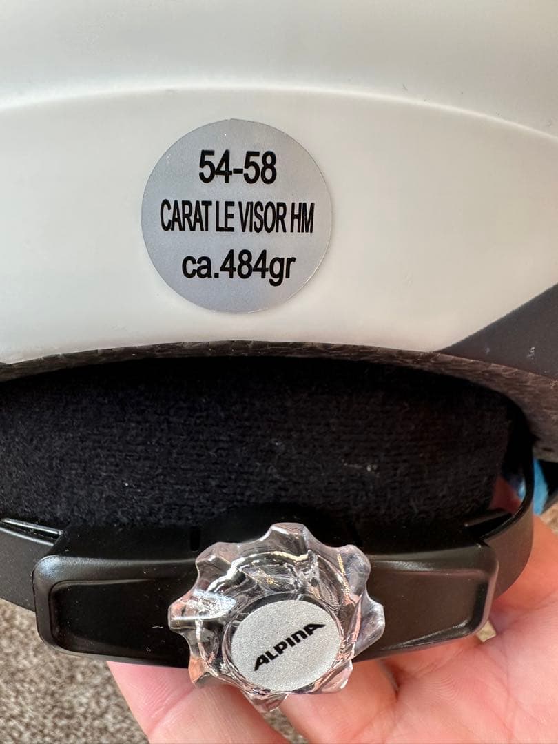 ALPINA キッズヘルメットCARAT LE VISOR HM 54–58cm