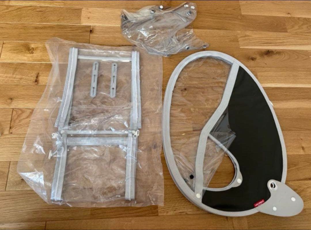 【美品】リトルキディーズ レインカバー 後付け チャイルドシート ver.4