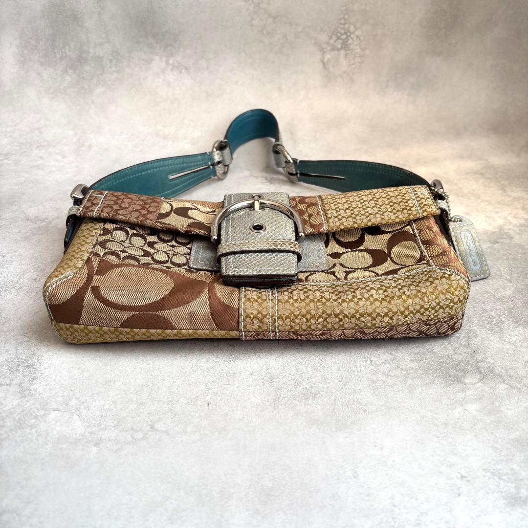 お値下げ済み!Coach Patchwork SohoFlap Shoulder