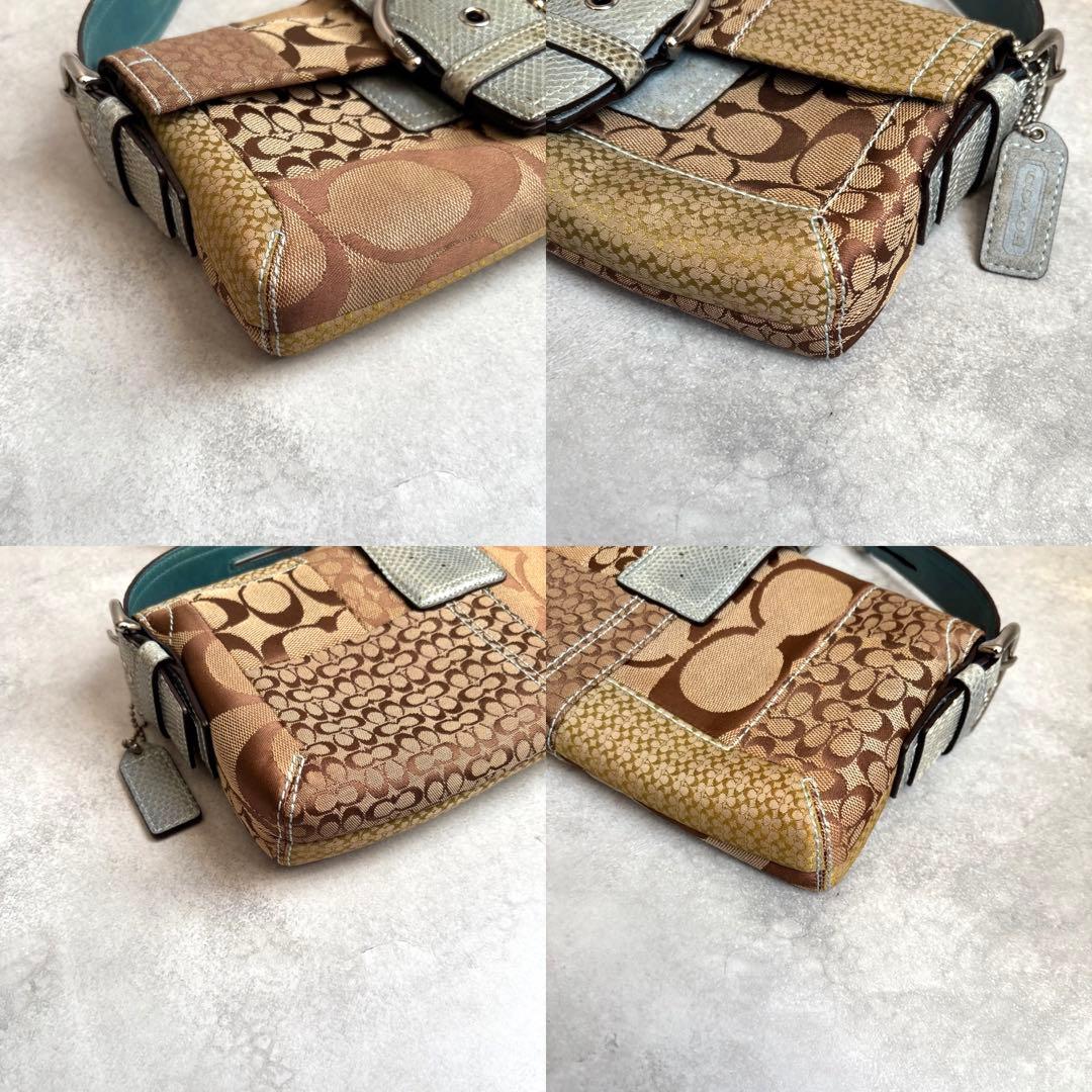 お値下げ済み!Coach Patchwork SohoFlap Shoulder