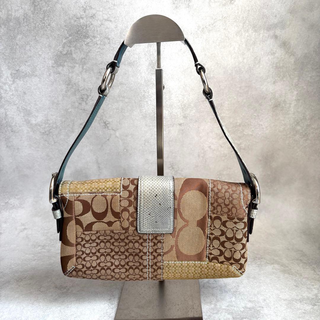 お値下げ済み!Coach Patchwork SohoFlap Shoulder
