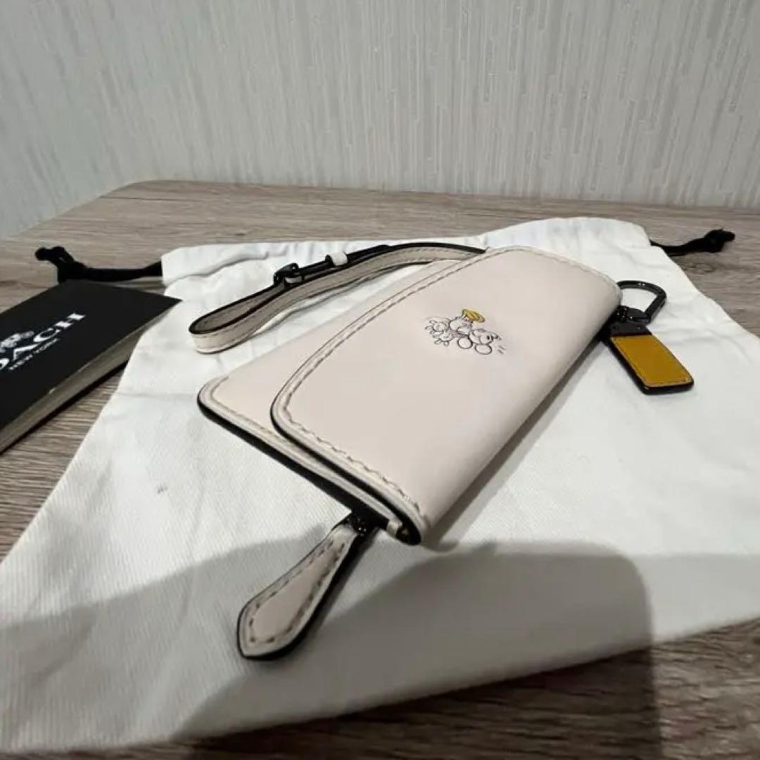 COACH ★ミッキーコラボ　キーケース　レザー