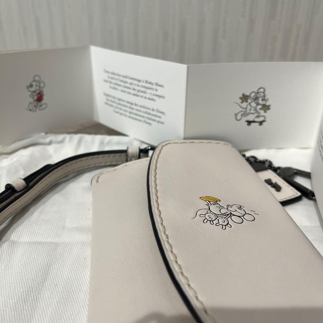 COACH ★ミッキーコラボ　キーケース　レザー
