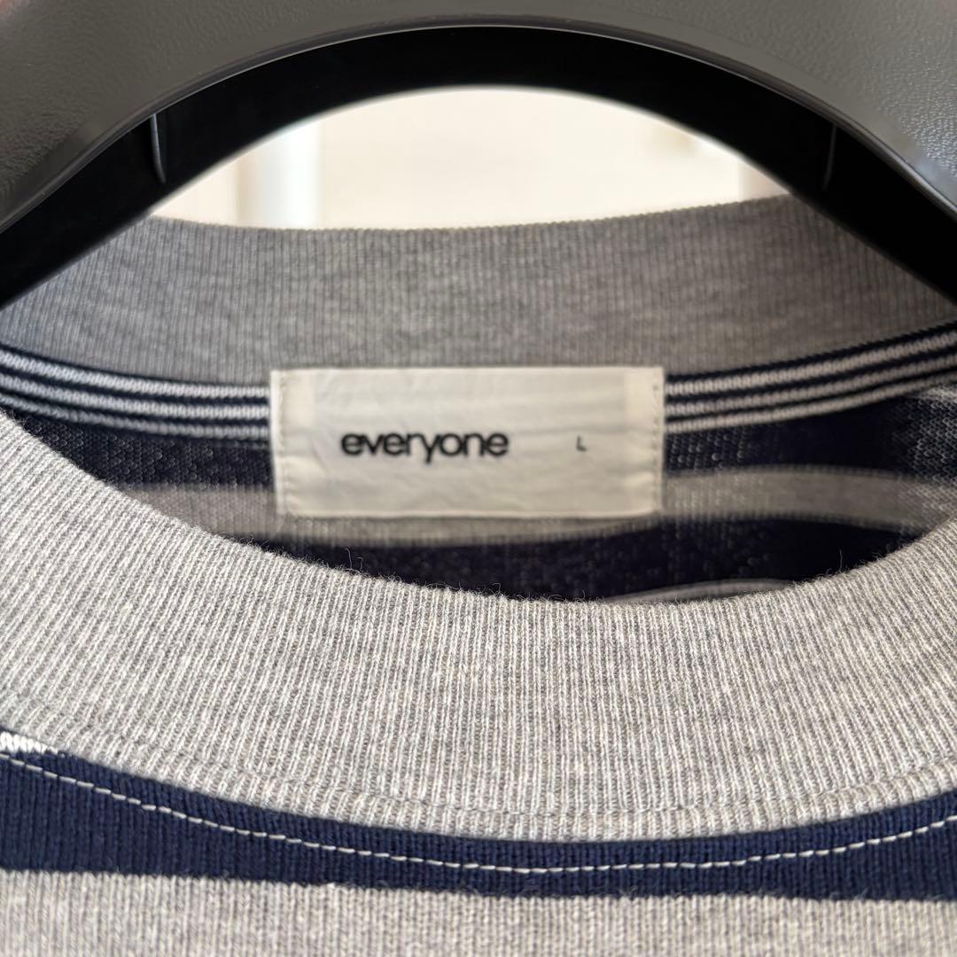 トップス everyone border long sleeve tee shirt