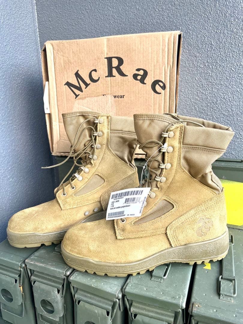 米軍放出未使用品McRae USMCコンバットブーツ 9.5R(27.5)ラスト