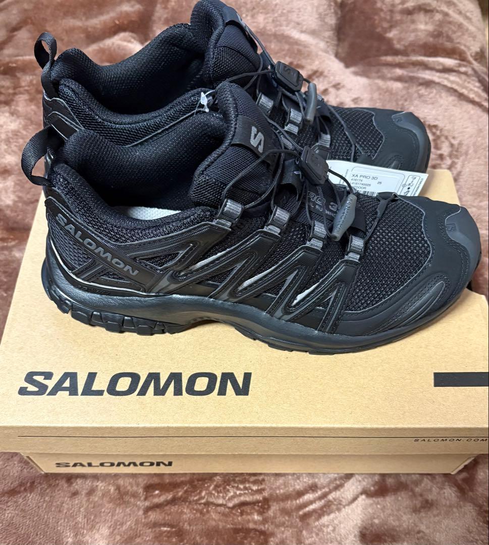 【未使用】SALOMON XA PRO 3Dブラック 24.5