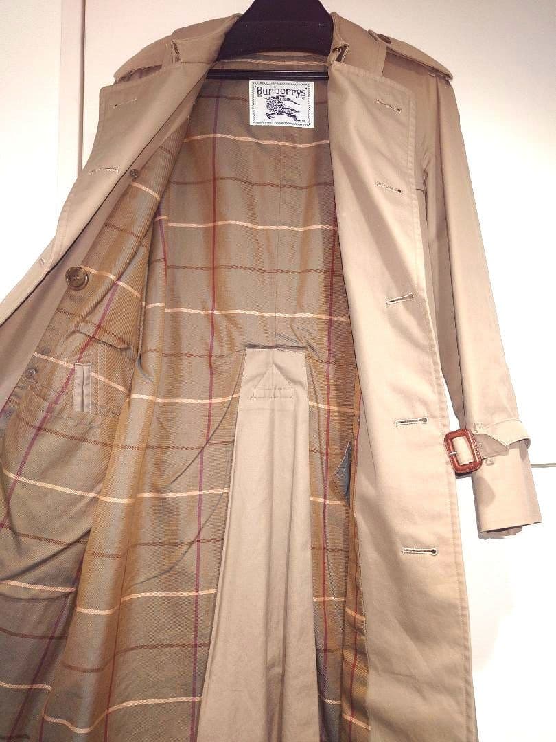 【バーバリーズ Burberrys】 ヴィンテージ トレンチコート 90s白タグ