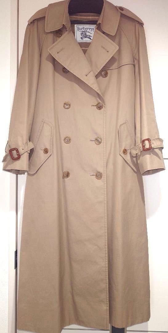 【バーバリーズ Burberrys】 ヴィンテージ トレンチコート 90s白タグ
