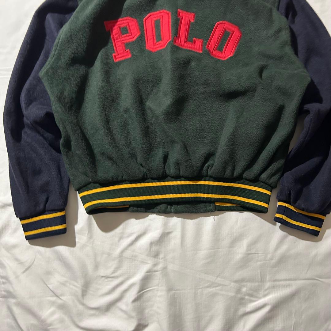 90s POLO SPORT Ralph Lauren フリーススタジャン 刺繍