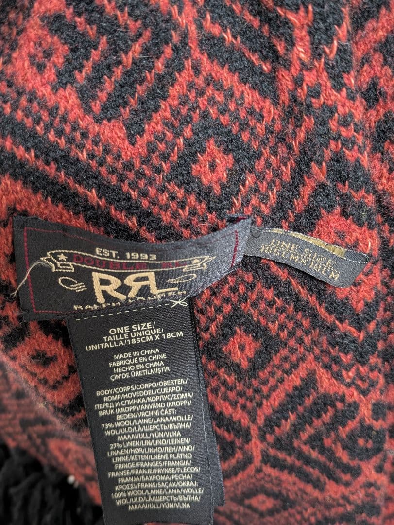 RRL ダブルアールエル　マフラー