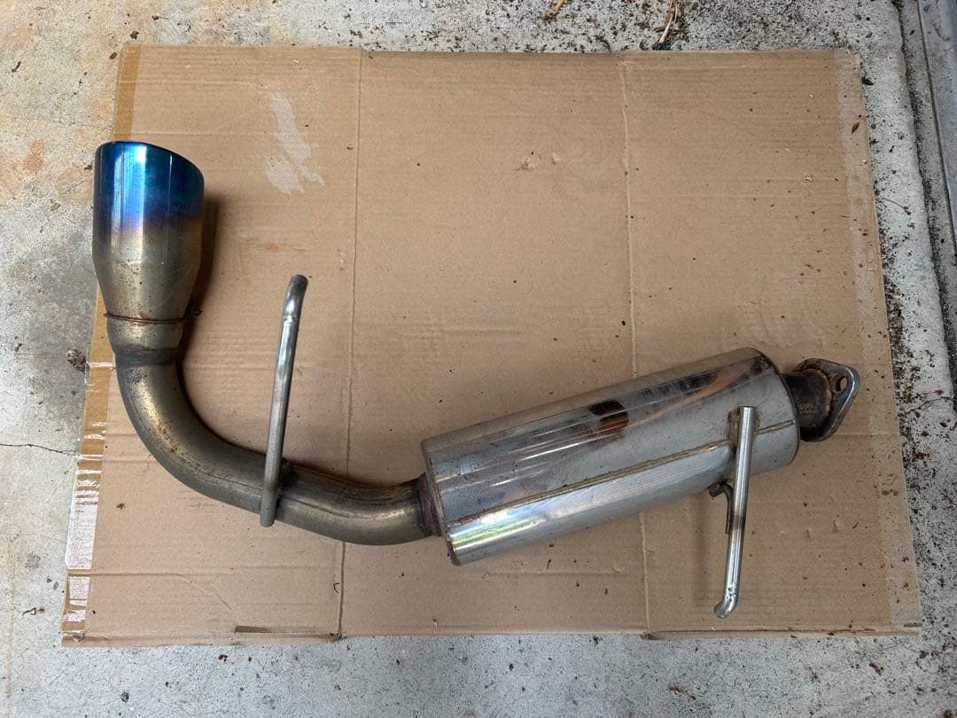 jb23 ジムニー　社外ステンレスマフラー