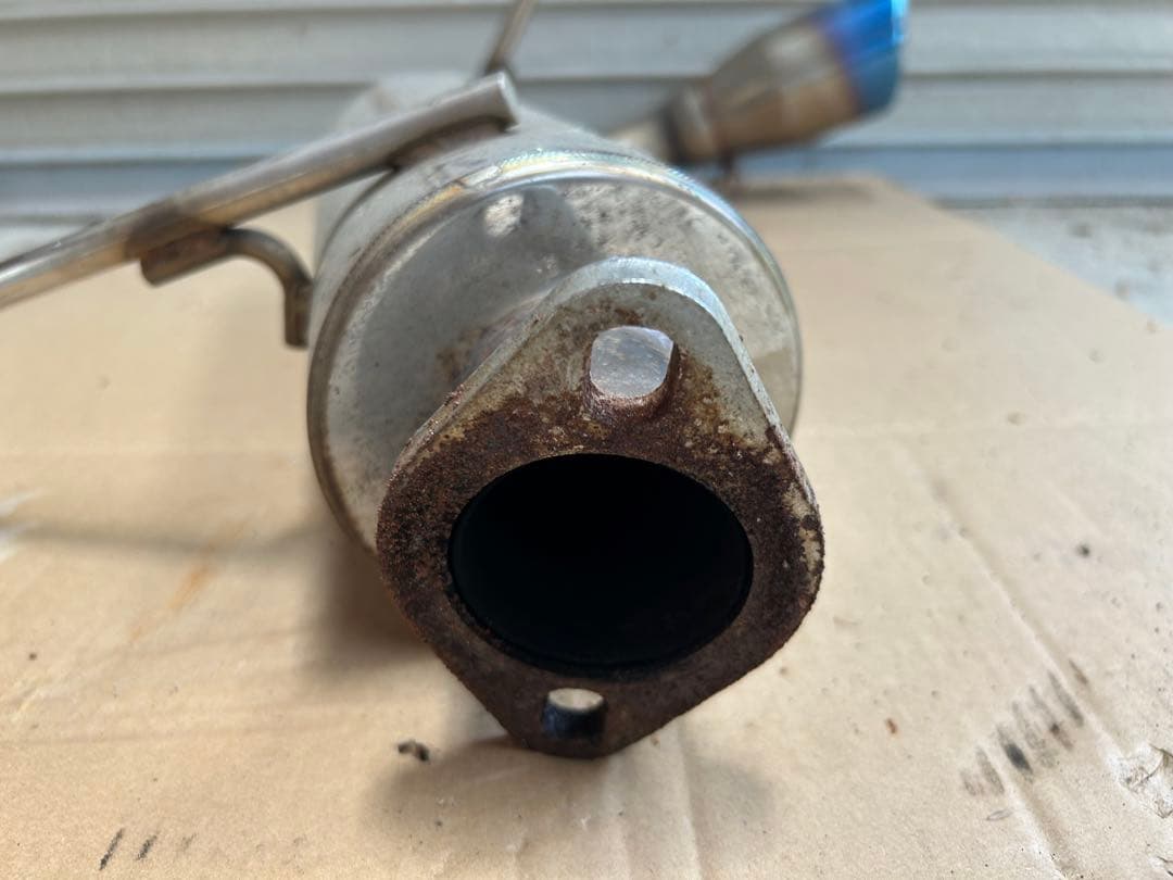 jb23 ジムニー　社外ステンレスマフラー