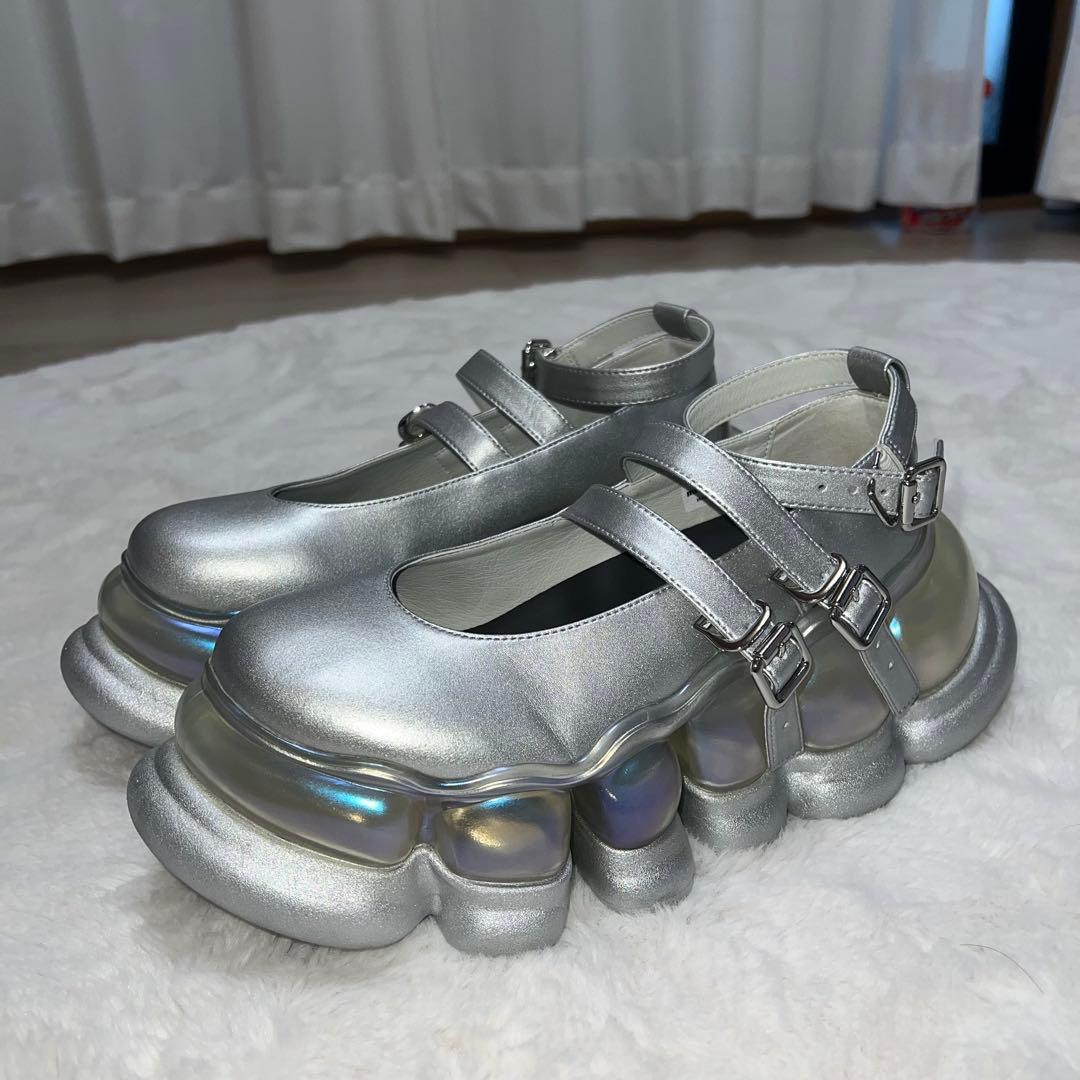 靴 \"Jewelry\" Ark Three Straps Mary Jane