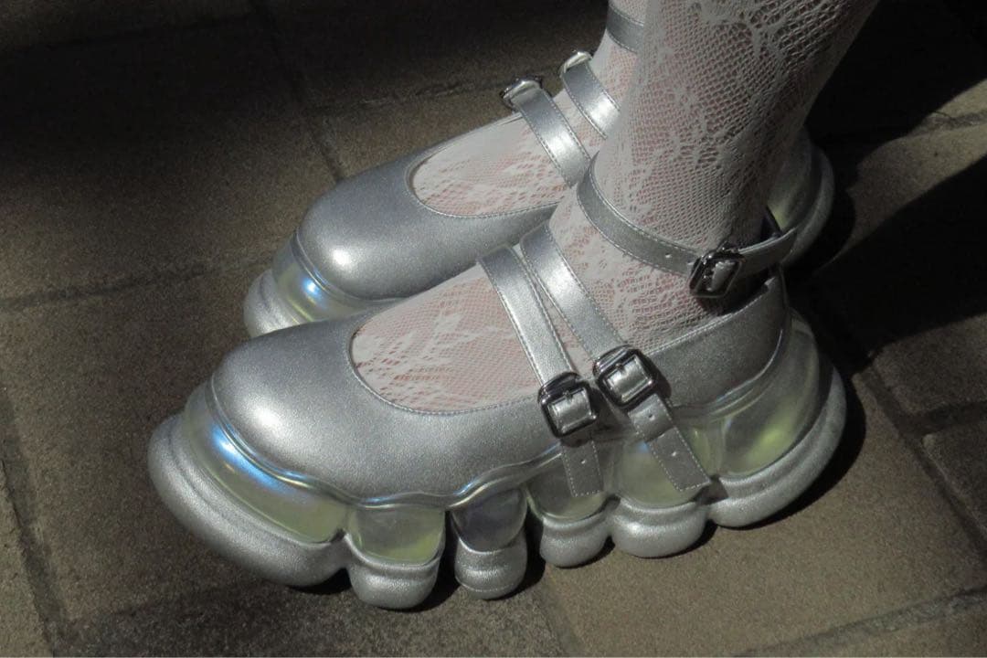 靴 \"Jewelry\" Ark Three Straps Mary Jane