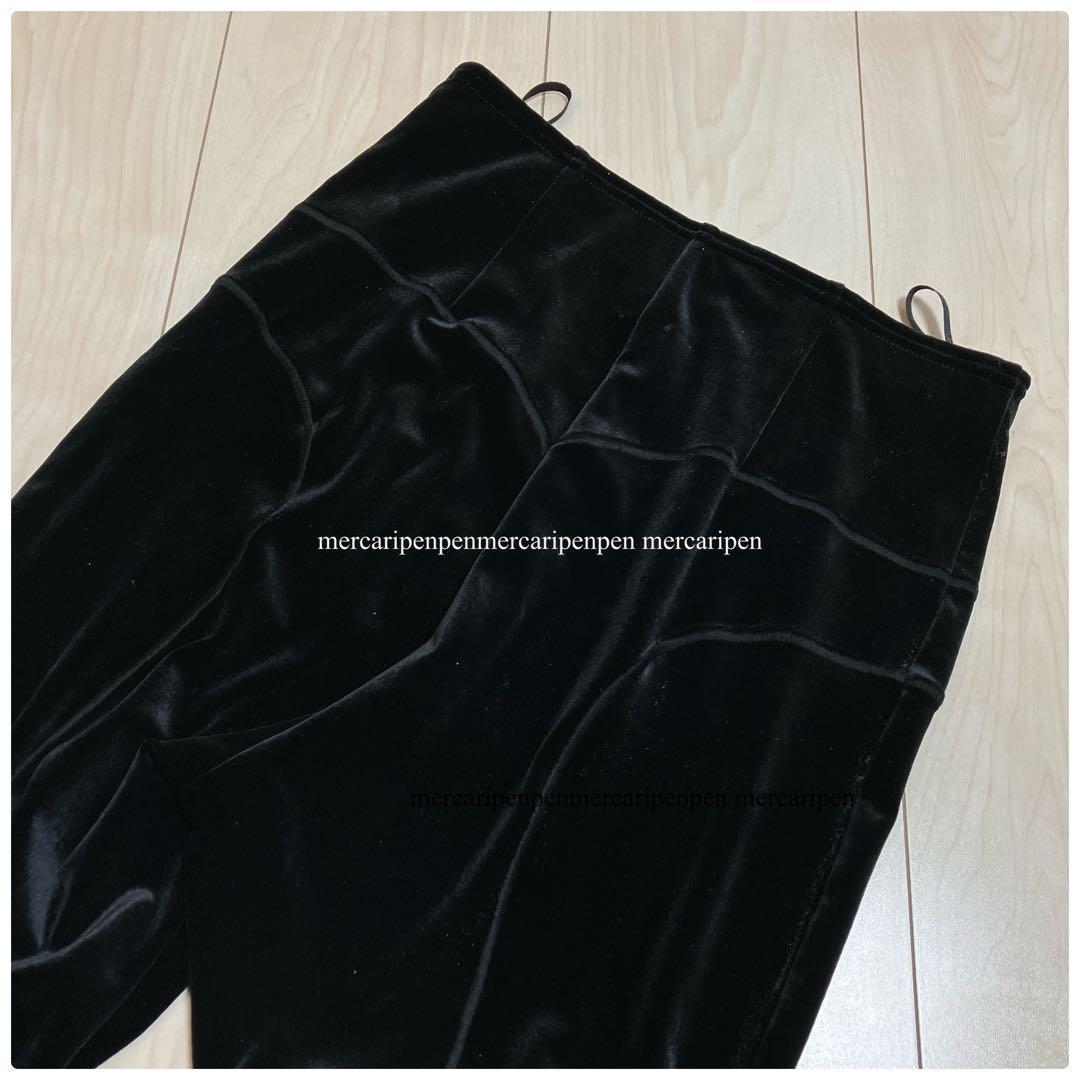 FETICO フェティコ　ベルベット　レギンス　パンツ　サイズ1 24AW