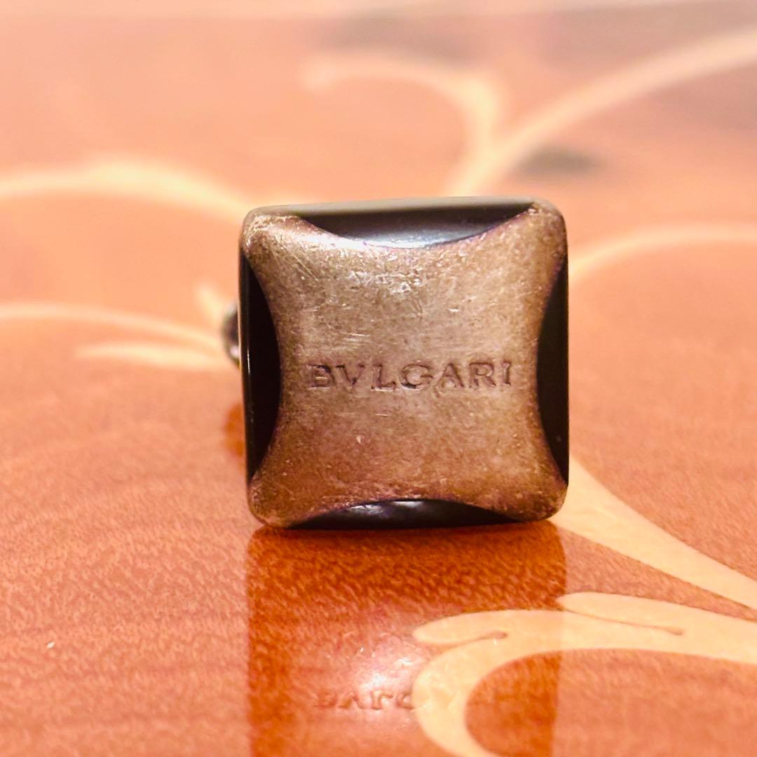 ブルガリ カフス カフリンクス アンティークゴールドBVLGARI