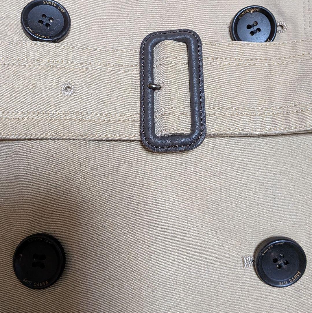 美品✨️サンヨー 100年コート スタンダード ダブルトレンチ ロング 日本製