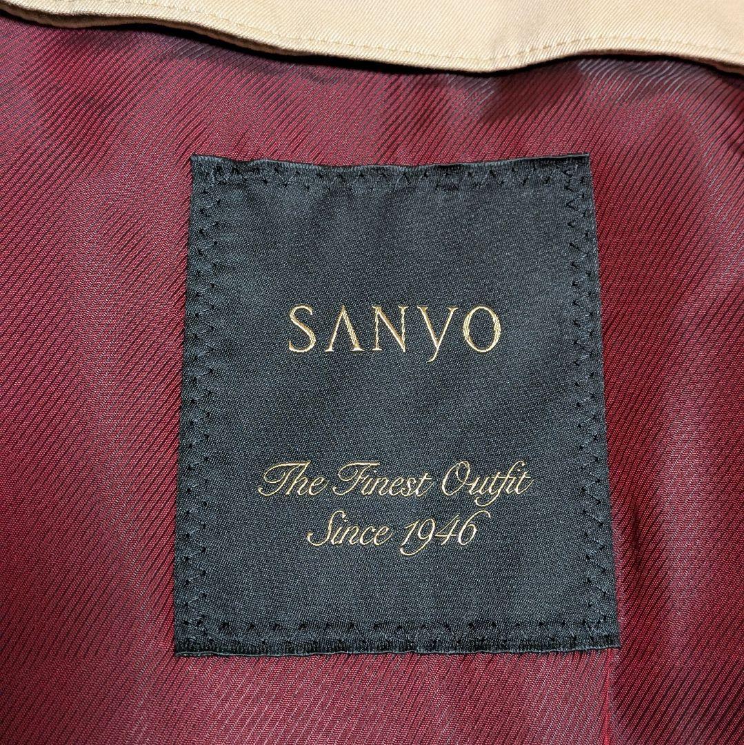 美品✨️サンヨー 100年コート スタンダード ダブルトレンチ ロング 日本製