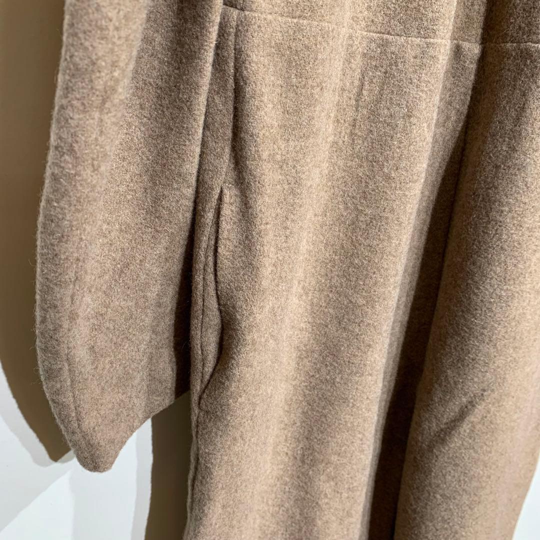 Yuca_r 　SEA 【日本製】メルトンカーブスリーブ　ジャンプスーツ