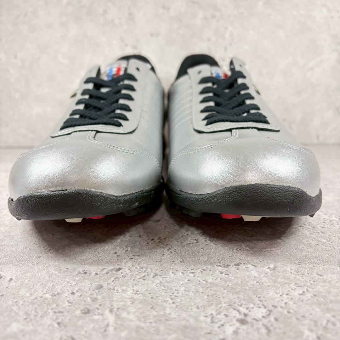 【箱付き 未使用級】PATRICK シルバー ゴルフシューズ G2204