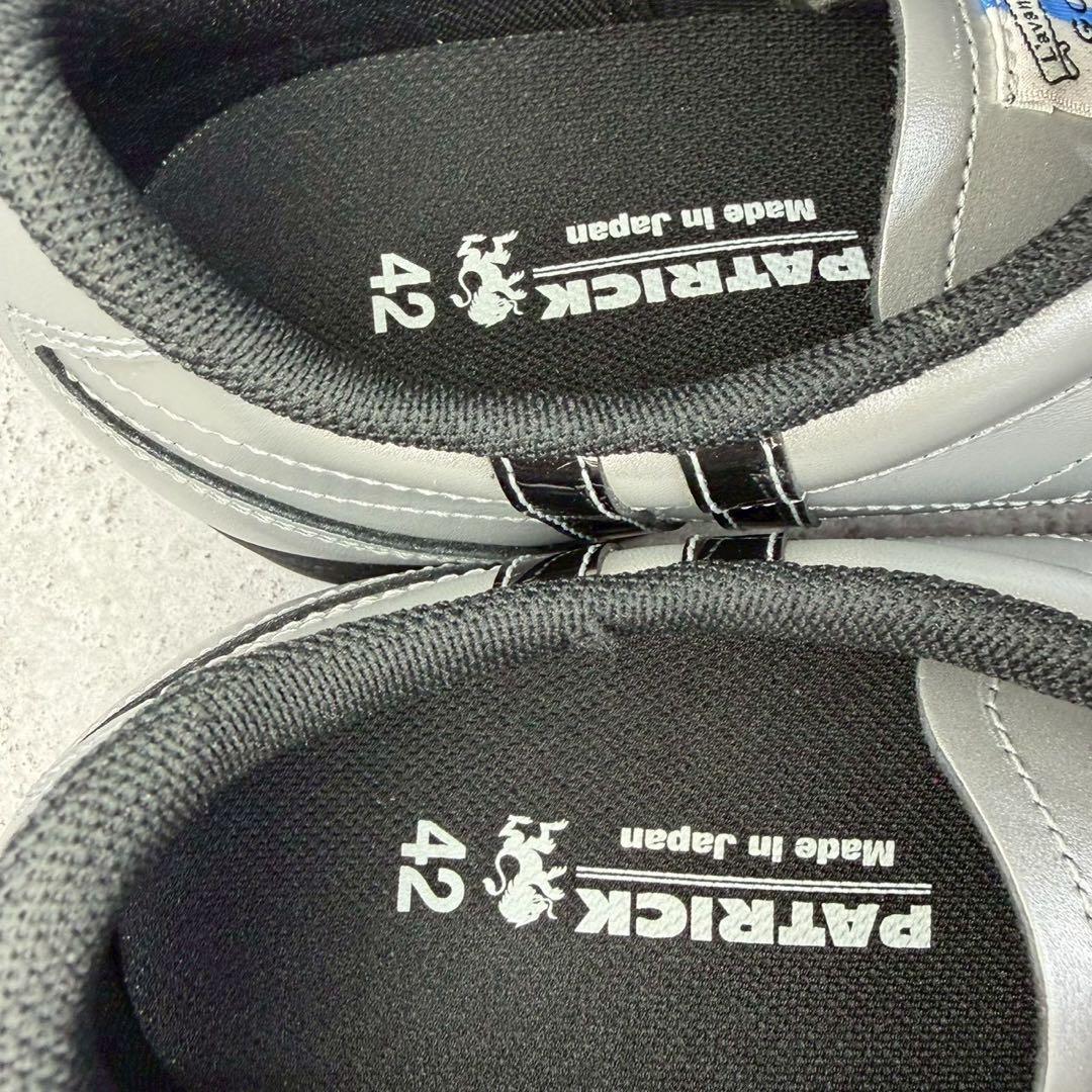 【箱付き 未使用級】PATRICK シルバー ゴルフシューズ G2204