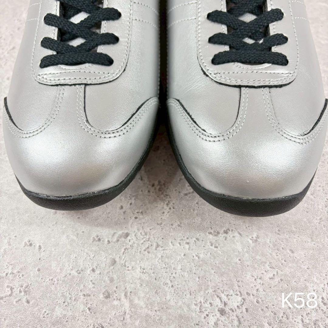 【箱付き 未使用級】PATRICK シルバー ゴルフシューズ G2204