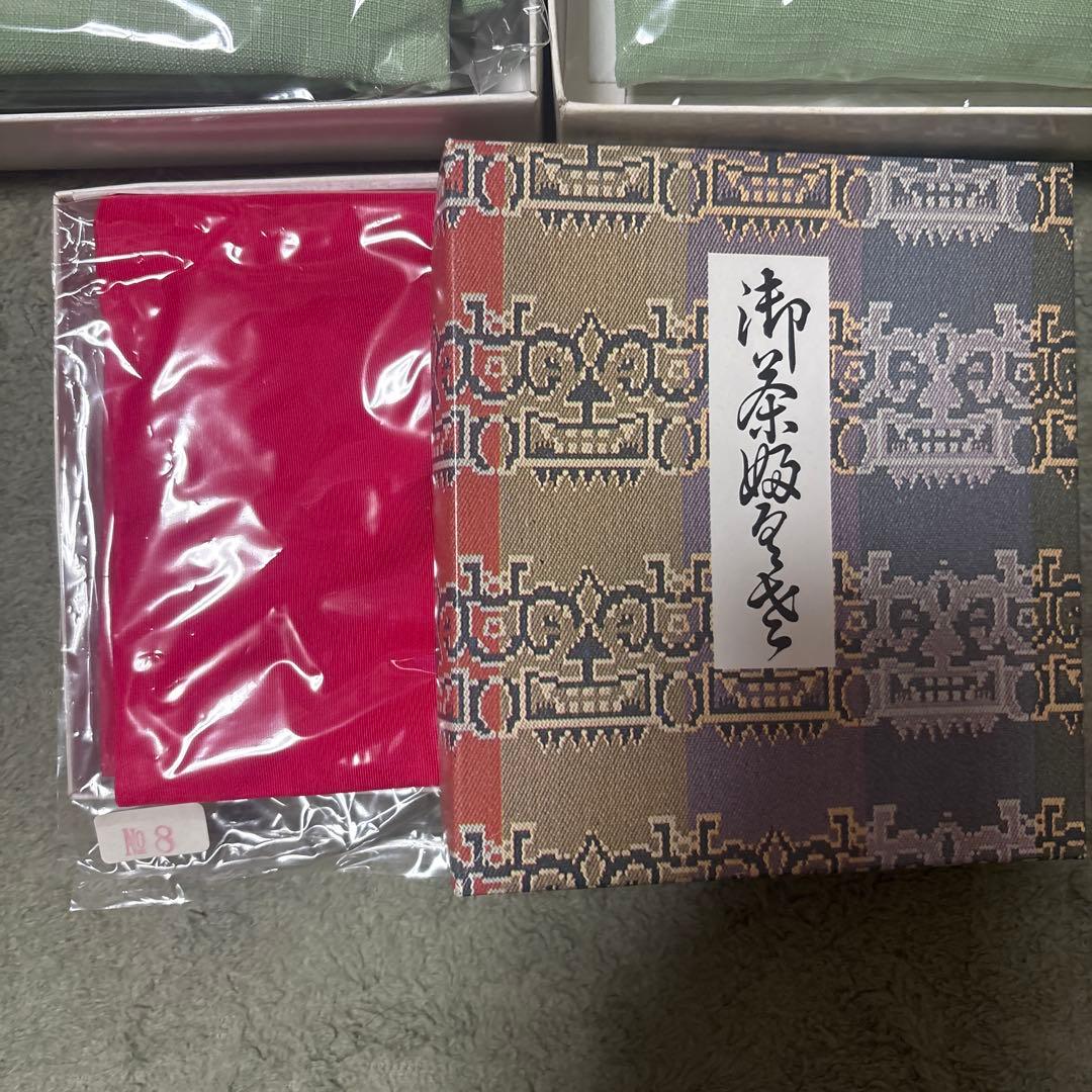 茶道　稽古着　淡交　春秋と新品の袱紗のセット