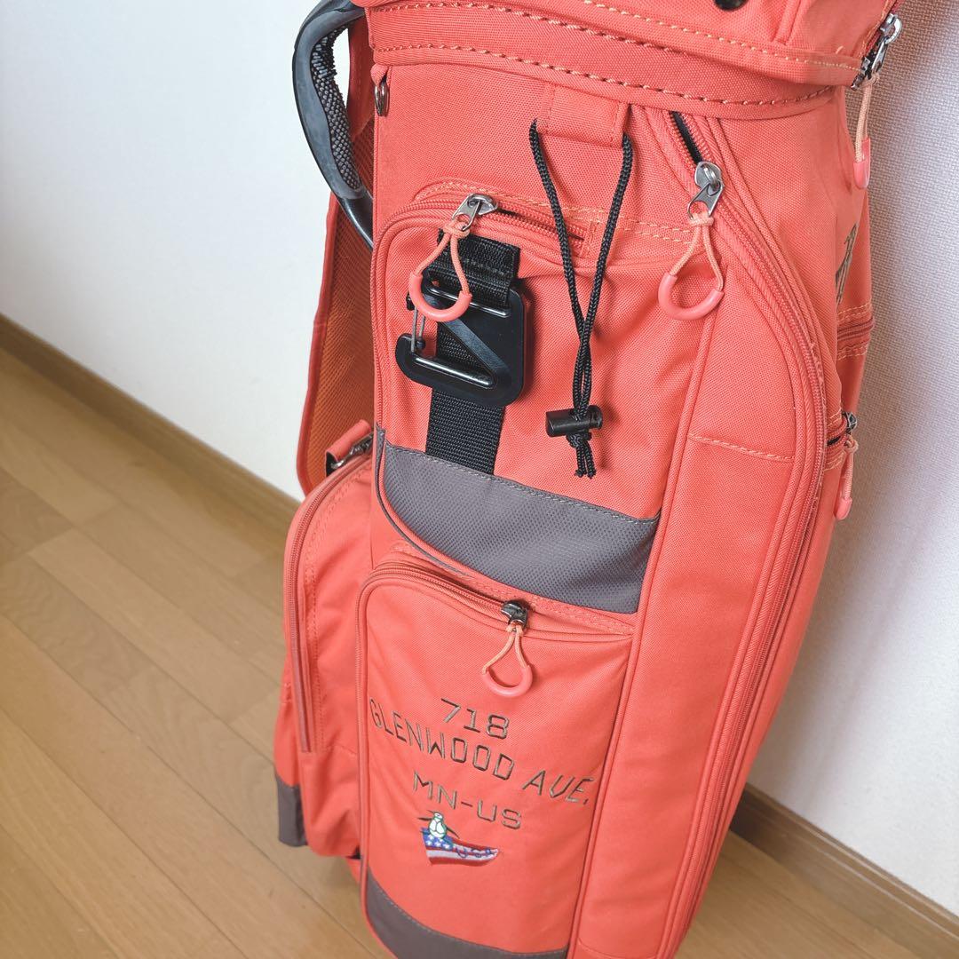 K421 Munsingwear キャディバッグ オレンジ