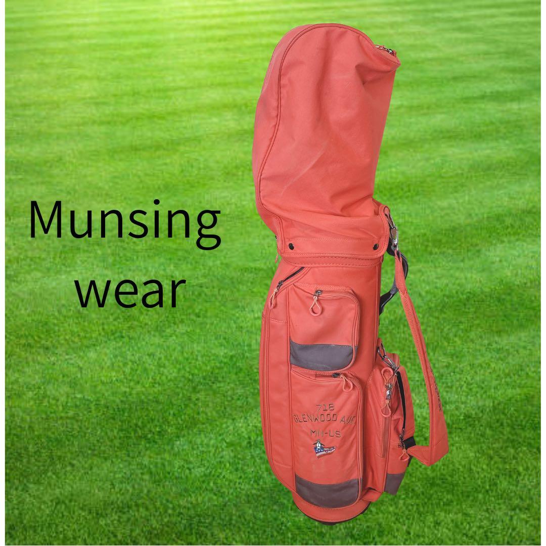 K421 Munsingwear キャディバッグ オレンジ