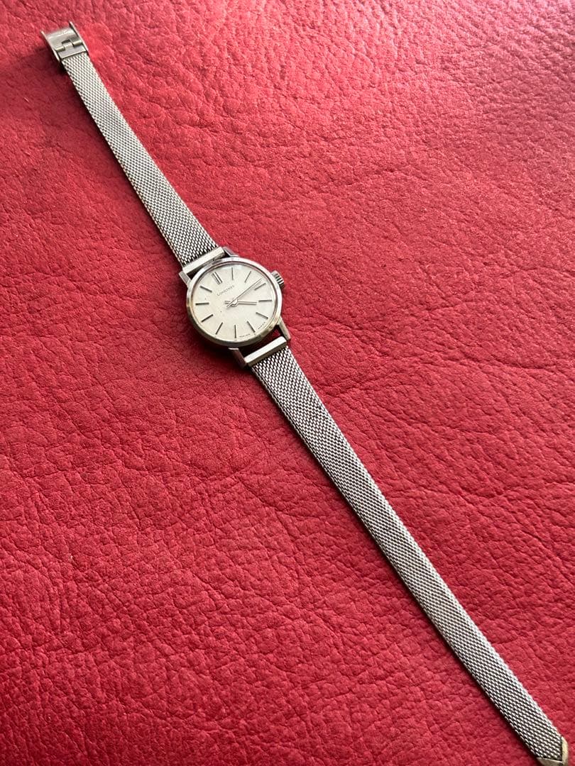 ロンジンレディース手巻き2針時計 稼働品ビンテージ