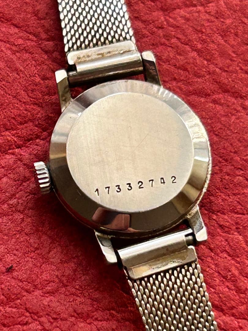 ロンジンレディース手巻き2針時計 稼働品ビンテージ