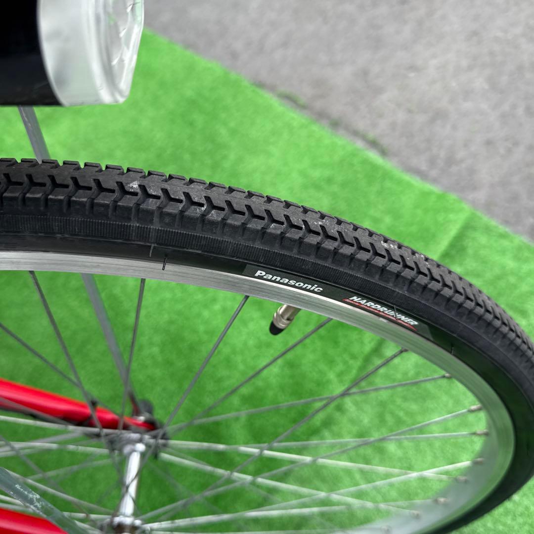 YAMAHAヤマハ電動アシスト自転車26インチ 12.3Ah 赤い