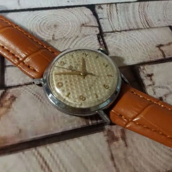 アンティーク　セイコー　スーパー　ビックS　50年代変わり文字盤　メンズウォッチ